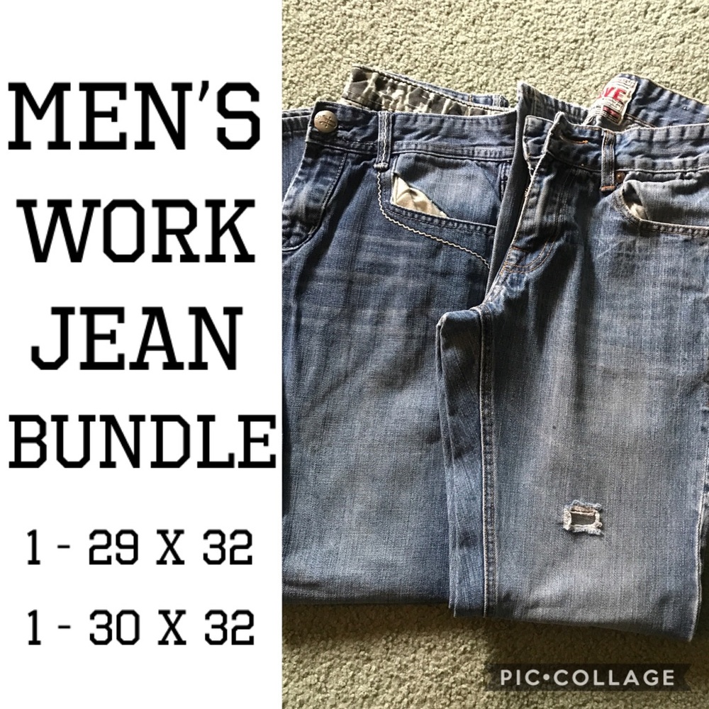 Men’s Work Jeans Bundle (2)
